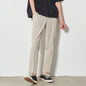 Men's Loose Straight Cropped Trousers