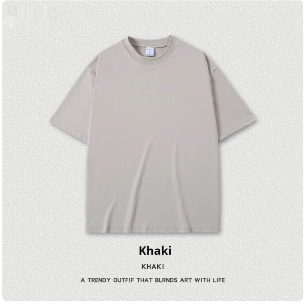 Heavyweight Cotton Drop Shoulder T-Shirt