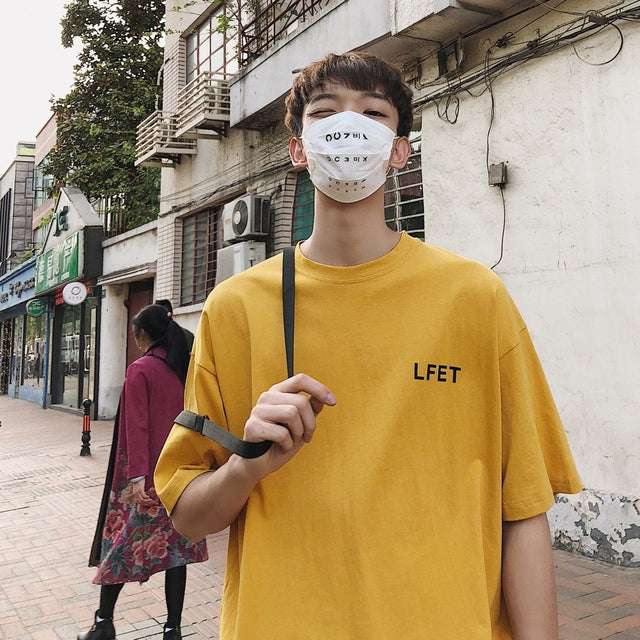 Korean Style Casual T-shirts for Men - Summer Chic Tops