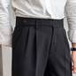 Classic Straight-Leg Cropped Trousers