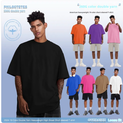 Heavyweight Cotton Drop Shoulder T-Shirt