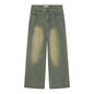 Basic Style Straight Loose Fit Jeans