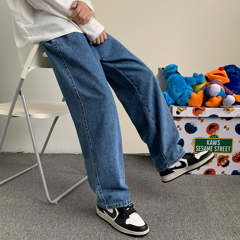 Loose Straight Jeans for Men - Versatile Style