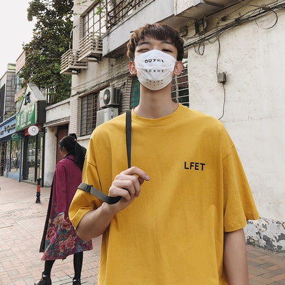 Korean Style Casual T-shirts for Men - Summer Chic Tops